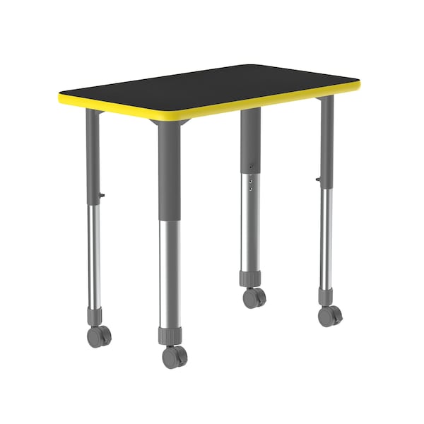 TFL Collaborative Desk - Casters - Rec